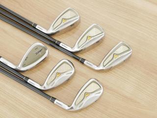 iron_set : ชุดเหล็ก Tsuruya AXEL GX MM (หน้าเด้ง เบา อ่อน เหมาะกับซีเนียร์) มีเหล็ก 7-Pw,Aw,Sw (6 ชิ้น) ก้านกราไฟต์ Flex R