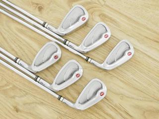 iron_set : ชุดเหล็กกระเทย PRGR NEW Egg Forged (รุ่นปี 2020 ตีง่ายและไกลมากๆ เด้งสุดๆ COR 0.82) มีเหล็ก 6-Pw,Aw (6 ชิ้น) ก้านเหล็ก NS Pro Modus 105 Flex R