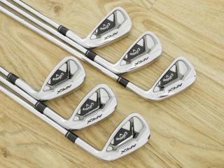 Iron set : Callaway : ชุดเหล็ก Callaway APEX Forged (รุ่นปี 2022) มีเหล็ก 5-Pw (6 ชิ้น) ก้านเหล็ก NS Pro Modus 105 Flex S