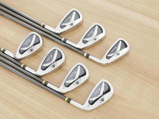 Iron set : Other Brand : ชุดเหล็ก Akira ADR (ใบใหญ่ หน้าเด้ง ไกล) มีเหล็ก 5-Pw,Aw (7 ชิ้น) ก้านกราไฟต์ Fujikura Motore Speeder 60i Flex R