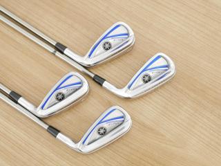Iron set : ชุดเหล็ก Yamaha Inpres UD+2 (ออกปี 2019 ตีไกลที่สุด ไกลกว่าเหล็กทั่วไป 2 เบอร์ หน้าเด้ง COR 0.822) มีเหล็ก 7-Pw (4 ชิ้น) ก้านกราไฟต์ UST Mamiya ATTAS 50 Flex R