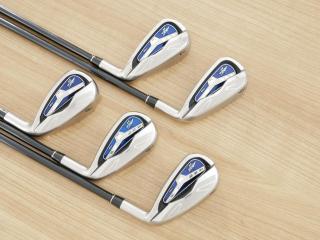 Iron set : Tsuruya : ชุดเหล็ก Tsuruya AXEL ZX HM (ใบใหญ่ หน้าเด้ง ตีไกลมาก) มีเหล็ก 6-Pw (5 ชิ้น) ก้านกราไฟต์ Flex R