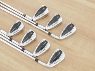 Iron set : Taylormade : ชุดเหล็ก Taylormade Qi (รุ่นล่าสุด ออกปี 2024 Japan Spec.) มีเหล็ก 6-Pw,Aw,Sw (7 ชิ้น) ก้านเหล็ก NS Pro 820GH Flex R