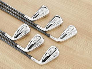 iron_set : ชุดเหล็ก Titleist AP1 718 (ออกปี 2018) มีเหล็ก 5-Pw (6 ชิ้น) ก้านกราไฟต์ Fujikura MCI 60 Flex S