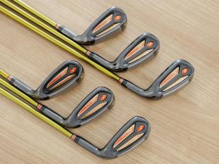 iron_set : ชุดเหล็ก Tsuruya AXEL Gold Premium IV (รุ่นปี 2021 ของใหม่ 7 หมื่นกว่าบาท หน้าเด้งสุดๆ ไกลสุดๆๆ) มีเหล็ก 7-Pw,Aw,As (6 ชิ้น) ก้านกราไฟต์ Flex R (Light Weight)