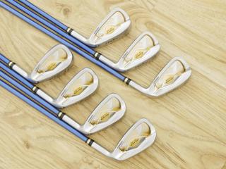 iron_set : ชุดเหล็ก Honma Beres IS-03 (ปี 2015 หน้าเด้ง Forged) มีเหล็ก 5-11 (7 ชิ้น เทียบเท่า 5-Pw) ก้าน ARMRQ 8 (54) FLex R (2 ดาว)