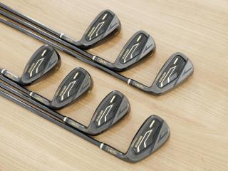 Iron set : Honma : ชุดเหล็ก Honma Beres 09 Forged Black (รุ่นล่าสุด ออกปี 2024 สวยมากๆ) มีเหล็ก 7-11,Aw,Sw (7 ชิ้น เทียบเท่า 6-Pw,Aw,Sw) ก้าน ARMRQ FX Light Flex R