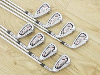 iron_set : ชุดเหล็ก Honma Bezeal 535 (ปี 2019 รุ่นนี้ใบใหญ่ที่สุดของ Honma) มีเหล็ก 4-11 (8 ชิ้น) ก้านเหล็ก NS Pro 950 Flex S