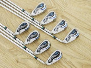 iron_set : ชุดเหล็ก Kasco D-Max AR (ใบใหญ่หน้าเด้ง ไกล) มีเหล็ก 5-Pw,Aw,Sw (8 ชิ้น) ก้านเหล็ก NS Pro 950 Flex S