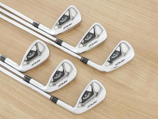 Iron set : ชุดเหล็ก Callaway APEX Forged (รุ่นปี 2022) มีเหล็ก 5-Pw (6 ชิ้น) ก้านเหล็ก NS Pro ZELOS 8 Flex S