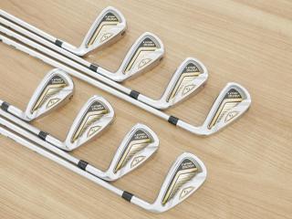Iron set : Katana : ชุดเหล็ก Katana Voltio NINJA X (ออกปี 2020 หน้าเด้ง ตีไกลมากๆ) มีเหล็ก 6-Pw,Aw,As,Sw (8 ชิ้น) ก้านกราไฟต์ Fujikura Speeder 588 Flex R