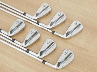 Iron set : Callaway : ชุดเหล็ก Callaway Paradym Ai Smoke (ออกปี 2024 ตีง่ายมาก ไกล Japan Spec.) มีเหล็ก 5-Pw,Aw (7 ชิ้น) ก้านเหล็ก NS Pro ZELOS 7 Flex S