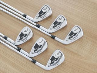 Iron set : Callaway : ชุดเหล็ก Callaway APEX Forged (ออกปี 2019) มีเหล็ก 5-Pw (6 ชิ้น) ก้านเหล็ก NS Pro Modus 105 Flex S
