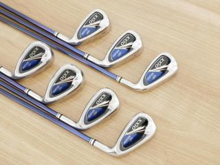 Iron set : ชุดเหล็ก XXIO 8 (ใบใหญ่ ตีง่าย ไกล) มีเหล็ก 6-Pw,Aw,Sw (7 ชิ้น) ก้านกราไฟต์ MP-800 Flex SR