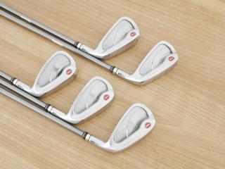Iron set : PRGR : ชุดเหล็กกระเทย PRGR NEW Egg Forged (รุ่นปี 2020 ตีง่ายและไกลมากๆ เด้งสุดๆ COR 0.82) มีเหล็ก 6-Pw (5 ชิ้น) ก้านกราไฟต์ Flex R (M-37)