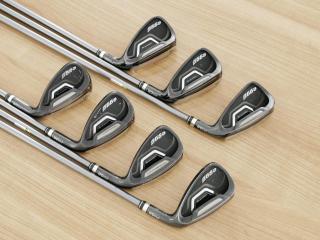 Iron set : PRGR : ชุดเหล็กกระเทย PRGR New Egg Iron (รุ่นปี 2017 ตีง่ายและไกลมาก) มีเหล็ก 7-Pw,Aw,As,Sw (7 ชิ้น) ก้านกราไฟต์ Flex SR (M-40)