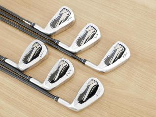Iron set : XXIO : ชุดเหล็ก XXIO Forged 6 (ปี 2018) มีเหล็ก 5-Pw (6 ชิ้น) ก้านกราไฟต์ MX-6000 Flex R