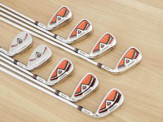 iron_set : ชุดเหล็ก Maruman Red-V II (ใบใหญ่ ตีง่าย) มีเหล็ก 4-Pw,Aw,Sw (9 ชิ้น) ก้านเหล็ก NS Pro 1070 Flex S