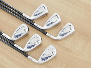 Iron set : Mizuno : ชุดเหล็ก Mizuno JPX 925 Hot Metal HL (รุ่นล่าสุด ออกปี 2024 ตัวท๊อป ตีง่าย นุ่ม ไกลมาก) มีเหล็ก 6-Pw,Aw (6 ชิ้น) ก้านกราไฟต์ Flex R