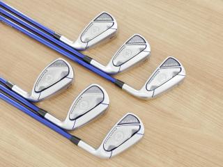 Iron set : Yamaha : ชุดเหล็ก Yamaha Inpres DriveStar (ออกปี 2023 ตีไกลที่สุด ไกลกว่าเหล็กทั่วไป 2 เบอร์ หน้าเด้งมากๆ) มีเหล็ก 7-Pw,Aw,As (6 ชิ้น) ก้านกราไฟต์ Fujikura Speeder NX M423i Flex SR