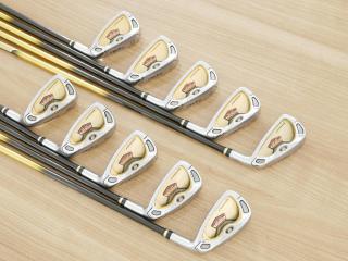 iron_set : **ก้าน 3 ดาว** ชุดเหล็ก Honma Beres IS-01 (หน้าเด้ง Maraging) มีเหล็ก 4-11,Aw,Sw (10 ชิ้น เทียบเท่า 4-Pw,Aw,Sw) ก้าน ARMRQ 6 (49) FLex R (3 ดาว)