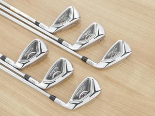 iron_set : ชุดเหล็ก Titleist VG3 Type D Forged (รุ่นปี 2019 Japan Spec. ตีง่ายและไกลที่สุดของ Titleist) มีเหล็ก 5-Pw (6 ชิ้น) ก้านกราไฟต์ Mitsubishi VGI Flex R