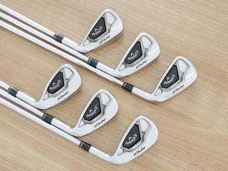 iron_set : ชุดเหล็ก Callaway APEX DCB Forged (ปี 2022) มีเหล็ก 5-Pw (6 ชิ้น) ก้านเหล็ก NS Pro 950 Neo Flex S