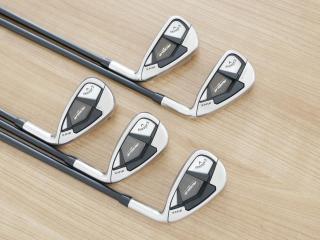 iron_set : ชุดเหล็ก Callaway Rogue ST Max (ออกปี 2022 ตีง่าย ไกลมาก) มีเหล็ก 6-Pw (5 ชิ้น) ก้านกราไฟต์ Fujikura VENTUS 5 Flex R