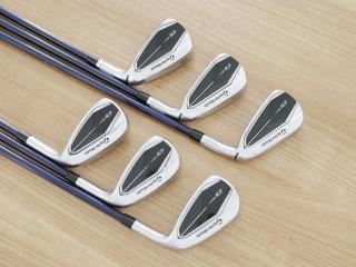 iron_set : ชุดเหล็ก Taylormade Qi (รุ่นล่าสุด ออกปี 2024 Japan Spec.) มีเหล็ก 6-Pw,Aw (6 ชิ้น) ก้านกราไฟต์ Mitsubishi Diamana TM60 Flex R