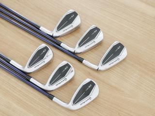 iron_set : ชุดเหล็ก Taylormade Qi (รุ่นล่าสุด ออกปี 2024 Japan Spec.) มีเหล็ก 6-Pw,Aw (6 ชิ้น) ก้านกราไฟต์ Mitsubishi Diamana TM60 Flex R