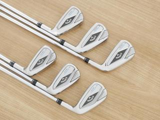 iron_set : ชุดเหล็ก Callaway Paradym Ai Smoke Max Fast (ออกปี 2024 ตีง่ายมาก ไกล Japan Spec.) มีเหล็ก 6-Pw,Aw (6 ชิ้น) ก้านเหล็ก NS Pro ZELOS 7 Flex S