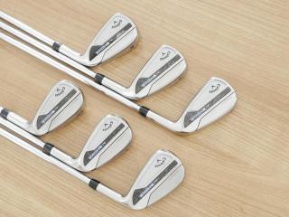 Iron set : Callaway : ชุดเหล็ก Callaway Paradym Ai Smoke (ออกปี 2024 ตีง่ายมาก ไกล Japan Spec.) มีเหล็ก 6-Pw,Aw (6 ชิ้น) ก้านเหล็ก NS Pro ZELOS 8 Flex S