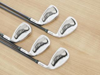 Iron set : Maruman : ชุดเหล็ก Maruman ZETA Type 713 (ใบใหญ่ หน้าเด้ง ตีไกลมาก) มีเหล็ก 6-Pw (5 ชิ้น) ก้านกราไฟต์ Flex R