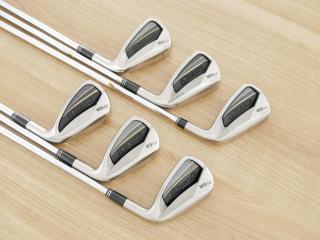 Iron set : PRGR : ชุดเหล็ก PRGR Red Titan Face (รุ่นปี 2018 หน้าเด้ง ตีไกลมาก) มีเหล็ก 5-Pw (6 ชิ้น) ก้านเหล็ก NS Pro 075 Flex R (M37)
