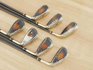 iron_set : ชุดเหล็กกระเทย Katana Izu Max Sniper มีเหล็ก 7-Pw,Aw,As,Sw (7 ชิ้น เบอร์ 7 ตีระยะเท่าเหล็ก 6 ปกติ) ก้านกราไฟต์ Flex R