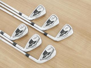 iron_set : ชุดเหล็ก Callaway APEX Forged (ปี 2020) มีเหล็ก 5-Pw (6 ชิ้น) ก้านเหล็ก Memphis 10 Flex SR