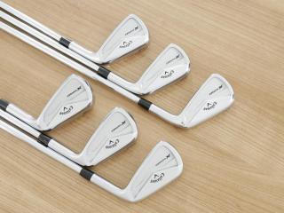 Iron set : Callaway : ชุดเหล็ก Callaway X Forged (รุ่นล่าสุด ปี 2024 นุ่ม แน่น หล่อมาก) มีเหล็ก 5-Pw (6 ชิ้น) ก้านเหล็ก NS Pro Modus 120 Flex S