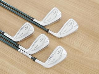 iron_set : **ของใหม่ ยังไม่แกะพลาสติก** ชุดเหล็ก Callaway ELYTE Max Fast (รุ่นล่าสุด ออกปี 2025 ตีง่ายมาก ไกล Japan Spec.) มีเหล็ก 6-Pw (5 ชิ้น) ก้านกราไฟต์ UST Mamiya LINQ 40 Flex R