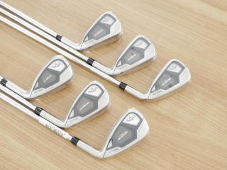 Iron set : Callaway : **ของใหม่ ยังไม่แกะพลาสติก** ชุดเหล็ก Callaway Rogue ST Max OS (ออกปี 2022 ตีง่ายสุดๆ ไกลสุดๆ) มีเหล็ก 5-Pw (6 ชิ้น) ก้านเหล็ก Dynamic Gold 95 R300