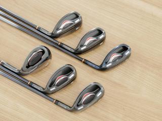 Iron set : Maruman : ชุดเหล็กกระเทย Maruman Shuttle i3000x มีเหล็ก 7-10,Pw,Sw (6 ชิ้น เทียบเท่า 6-Pw,Sw) ก้านกราไฟต์ Flex R 