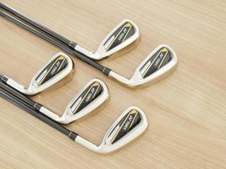 Iron set : Yonex : ชุดเหล็ก Yonex Royal E-Zone (รุ่นล่าสุด ปี 2024 หน้าเด้งสุดๆ ตีไกลสุดๆ) มีเหล็ก 6-Pw (5 ชิ้น) ก้านกราไฟต์ Flex SR
