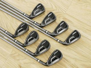 iron_set : ชุดเหล็กกระเทย PRGR New Egg Iron (รุ่นปี 2017 ตีง่ายและไกลมาก) มีเหล็ก 6-Pw,Aw,As,Sw (8 ชิ้น) ก้านกราไฟต์ Flex SR (M-40)