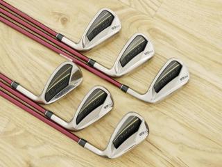 iron_set : ชุดเหล็ก PRGR Red Titan Face (รุ่นปี 2018 หน้าเด้ง ตีไกลมาก) มีเหล็ก 6-Pw,Aw (6 ชิ้น) ก้านกราไฟต์ M-35 Flex R2