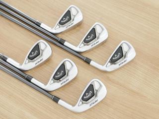 Iron set : Callaway : ชุดเหล็ก Callaway APEX DCB Forged (ปี 2022) มีเหล็ก 5-Pw (6 ชิ้น) ก้านกราไฟต์ Mitsubishi Diamana 55 Flex R