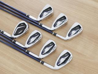 Iron set : Mizuno : ชุดเหล็ก Mizuno JPX EIII Hot Metal (รุ่นท้อป หน้าเด้ง ตีไกล) มีเหล็ก 5-Pw,52 (7 ชิ้น) ก้านกราไฟต์ Flex R