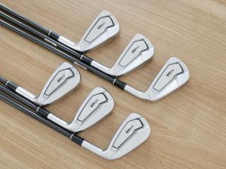 Iron set : PRGR : ชุดเหล็ก PRGR 02 Forged (ปี 2021 นุ่มมาก หายาก) มีเหล็ก 5-Pw (6 ชิ้น) ก้านกราไฟต์ Mitsubishi Diamana Flex SR