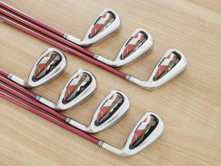 Iron set : XXIO : ชุดเหล็ก XXIO 10 Red (ปี 2019 ตีง่ายมากๆ ไกลมากๆ) มีเหล็ก 6-Pw,Aw,Sw (7 ชิ้น) ก้านกราไฟต์ MP1000 Flex S