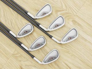 Iron set : Taylormade : ชุดเหล็ก Taylormade r5 XL มีเหล็ก 5-Pw (6 ชิ้น) ก้านกราไฟต์ Flex R