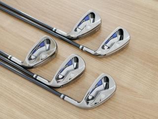 iron_set : ชุดเหล็ก Maruman Majesty Royal Black (รุ่นท๊อปสุด ตีง่าย เด้ง ไกลมากๆ) มีเหล็ก 7-10,Pw (5 ชิ้น ระยะเทียบเท่า 6-Pw) ก้านกราไฟต์ Flex R
