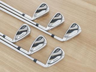 Iron set : Callaway : ชุดเหล็ก Callaway Mavrik MAX (ออกปี 2020 ตีง่าย ไกลมากๆ) มีเหล็ก 6-Pw,Aw (6 ชิ้น) ก้านกราไฟต์ Mitsubishi Diamana 40 Flex R